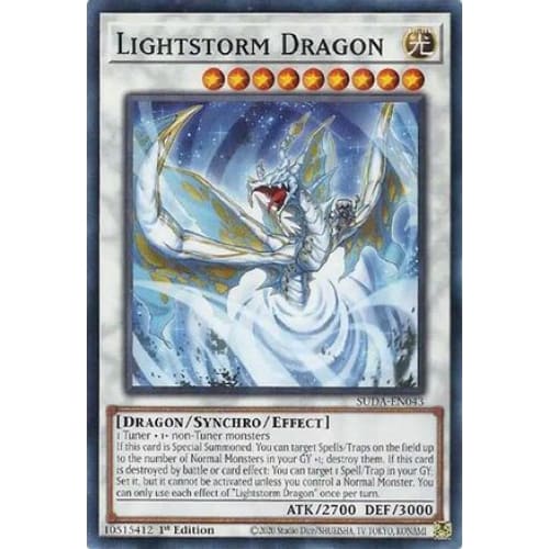 Lightstorm Dragon - SUDA-EN043 Common 1st Edition - Single