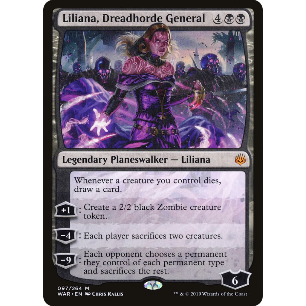 Liliana Dreadhorde General (WAR-097) Foil - Single