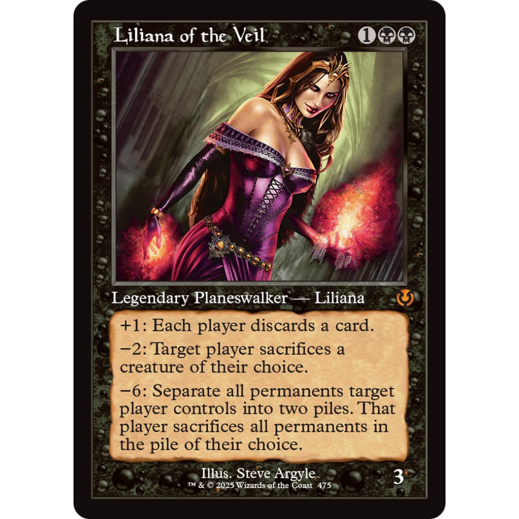 Liliana of the Veil (Retro Frame) (INR-475) - Single
