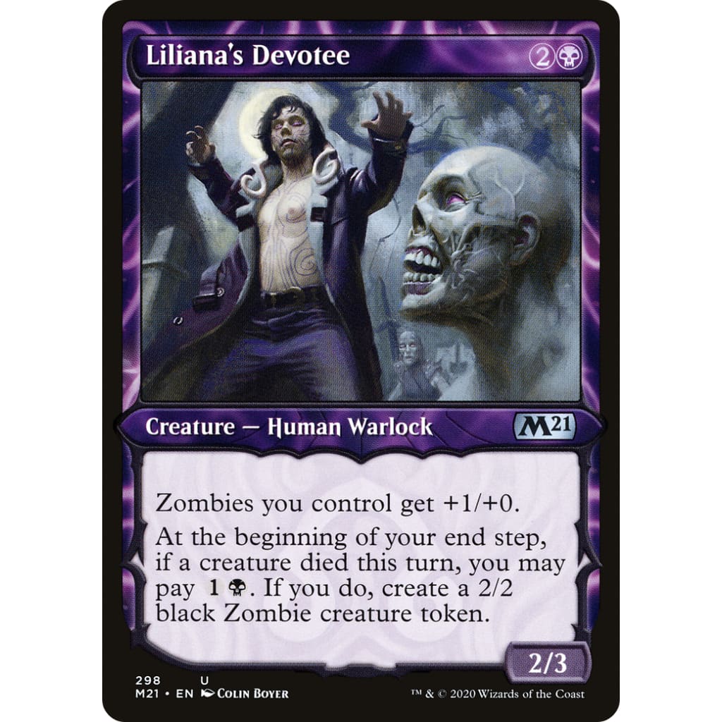 Liliana’s Devotee (M21-298): (Showcase) Foil - Single
