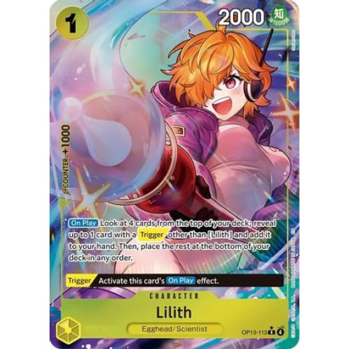 Lilith (Alternate Art) OP13-113 R Carrying On His Will Foil