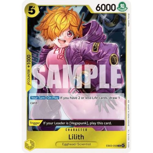 Lilith EB03-058 R Extra Booster: One Piece Heroines Edition