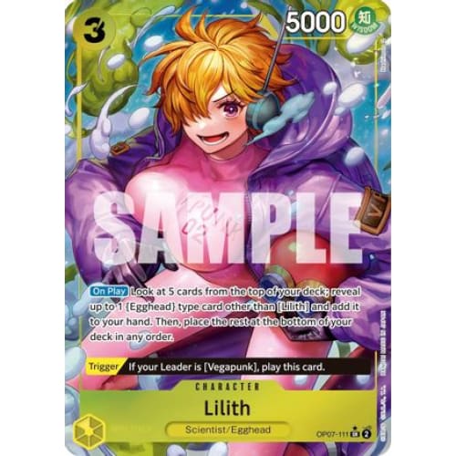 Lilith (Parallel) OP07-111 SR 500 Years in the Future Foil