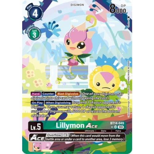 Lillymon Ace (English Exclusive Alternate Art) - BT14-049