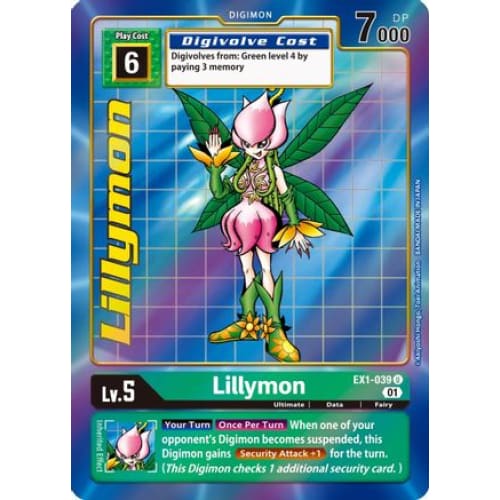 Lillymon (Alternate Art) (EX1-039 U) Uncommon Foil - Single