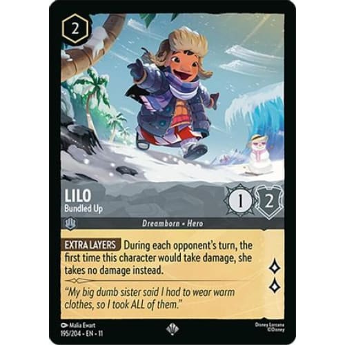 Lilo - Bundled Up (195/204) - Winterspell - Single
