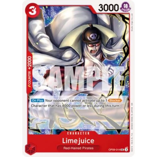 Limejuice (Reprint) OP09-014 UC Premium Booster -The Best-