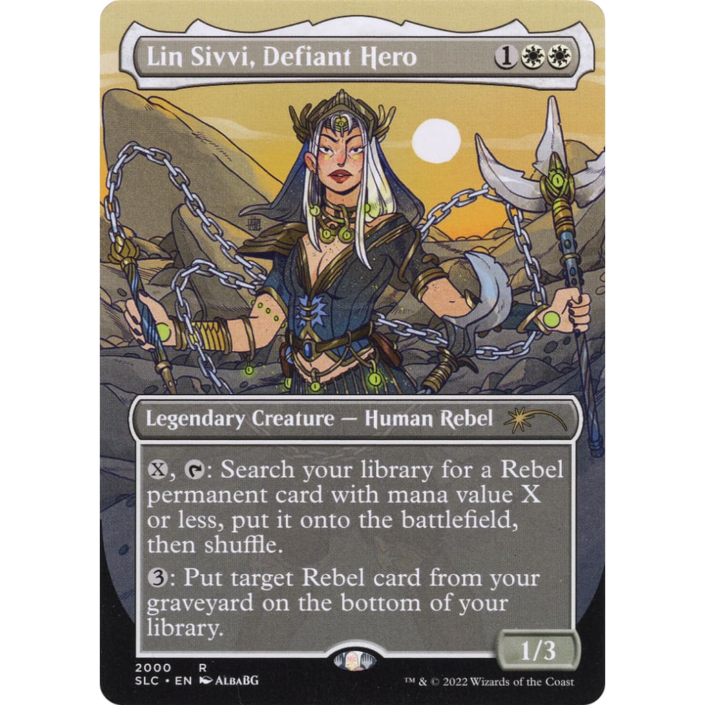 Lin Sivvi Defiant Hero (SLC-2000) (Borderless) Foil - Single