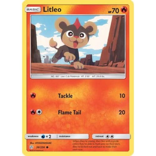 Litleo (036/236) Common Reverse Holofoil - Single