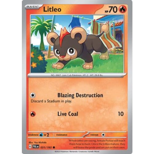 Litleo (31) Common Reverse Holofoil - Single