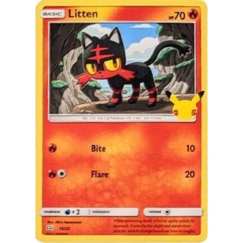 Litten (015/025) Promo - Single