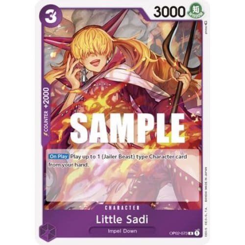 Little Sadi OP02-073 R Paramount War Foil - Single