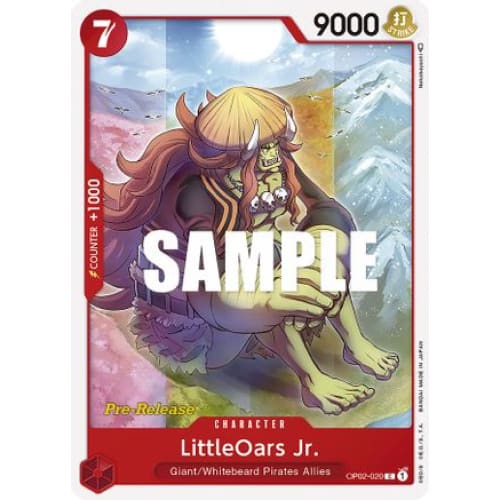 LittleOars Jr. OP02-020 C Paramount War Pre-Release Cards