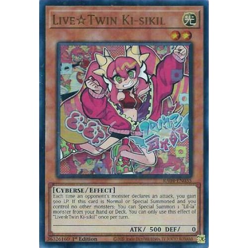 LiveTwin Ki-sikil (UR) - RA04-EN035 Ultra Rare 1st Edition
