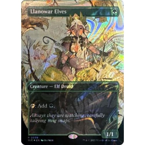 Llanowar Elves (Halo Foil) (SLC-039) Foil - Single