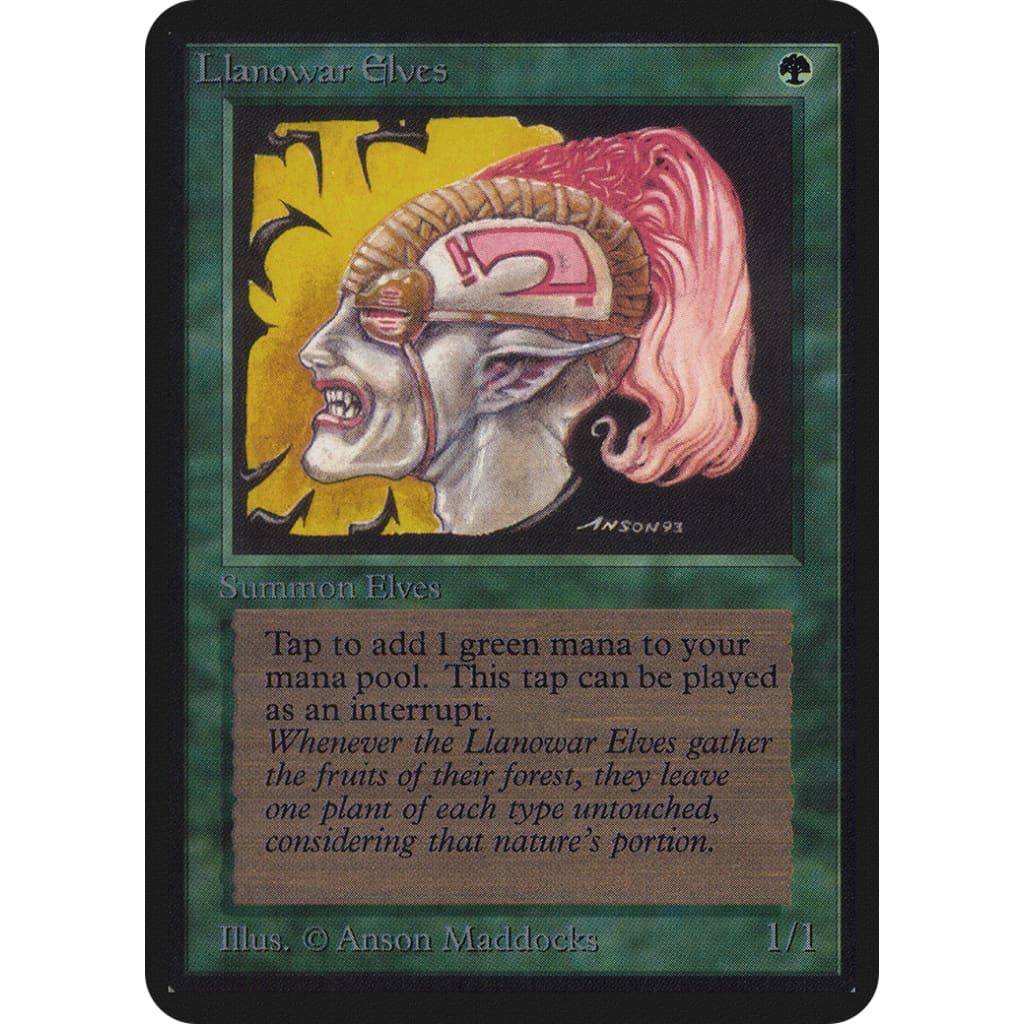Llanowar Elves (LEA-210) - Single