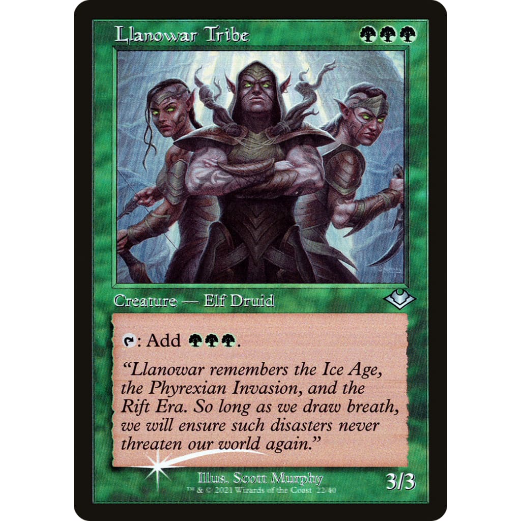 Llanowar Tribe (H1R-022) Foil - Single
