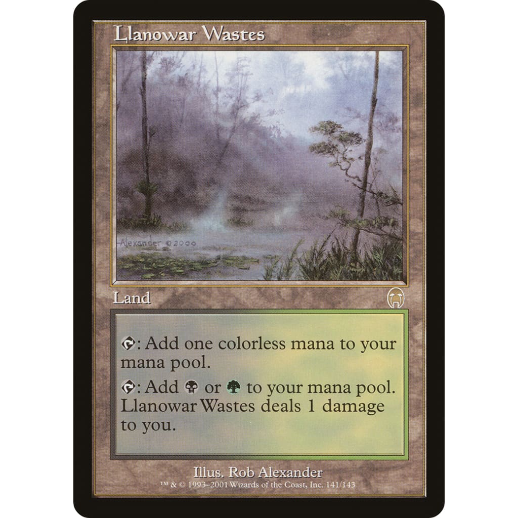 Llanowar Wastes (APC-141) - Single
