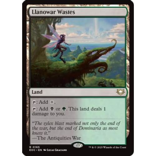 Llanowar Wastes (EOC-165) - Single