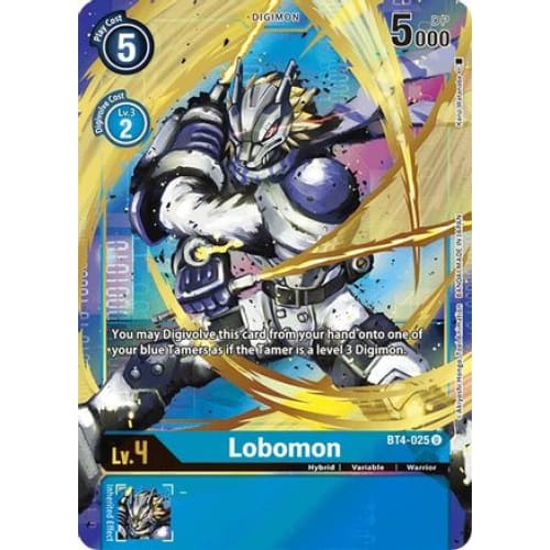 Lobomon (Alternate Art) (BT4-025 U) Uncommon Foil - Single