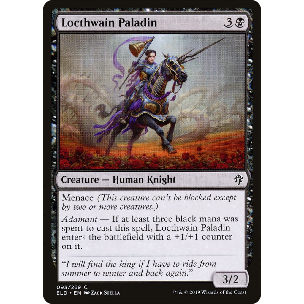 Locthwain Paladin (ELD-093) Foil - Single