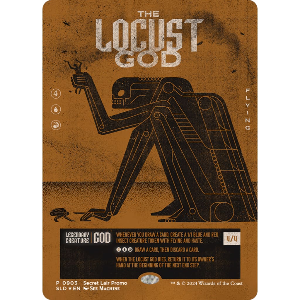The Locust God (SLD-903) (Borderless) Foil - Single