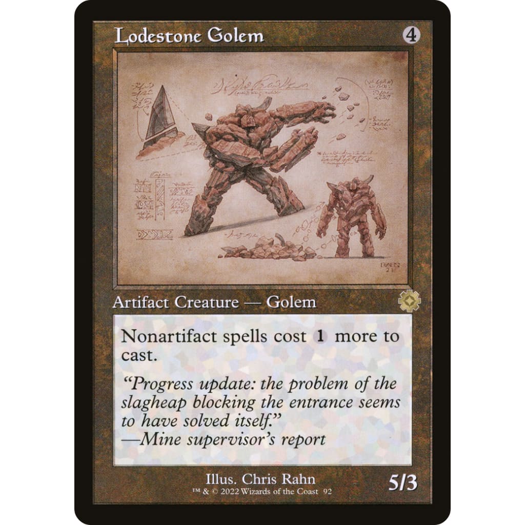 Lodestone Golem (BRR-092) Foil - Single