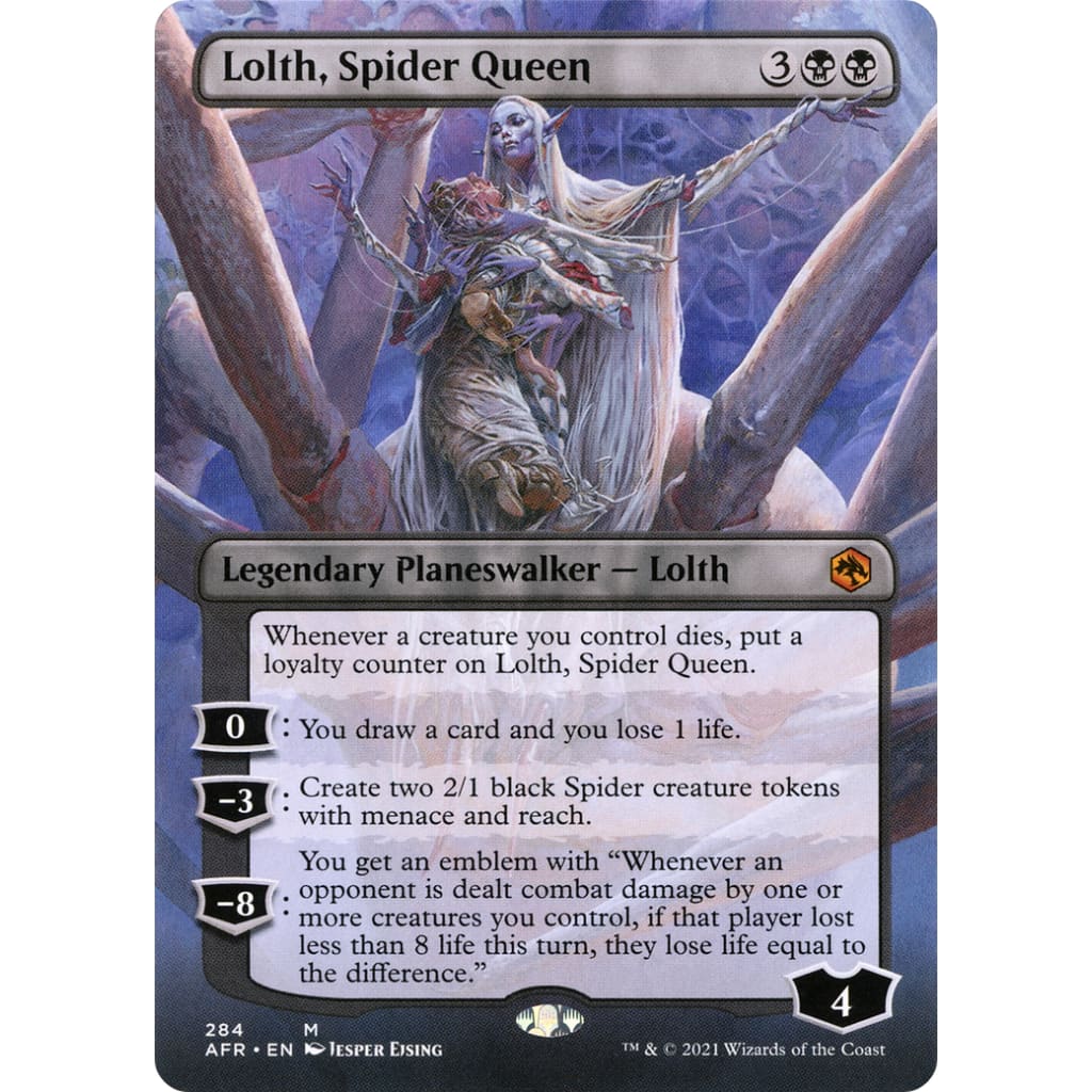 Lolth Spider Queen (AFR-284) (Borderless) Foil - Single