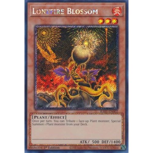 Lonefire Blossom (Platinum Secret Rare) - RA01-EN002