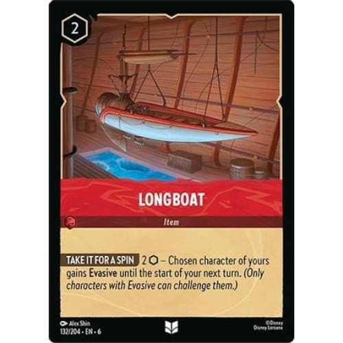 Longboat (132/204) - Azurite Sea Cold Foil - Single