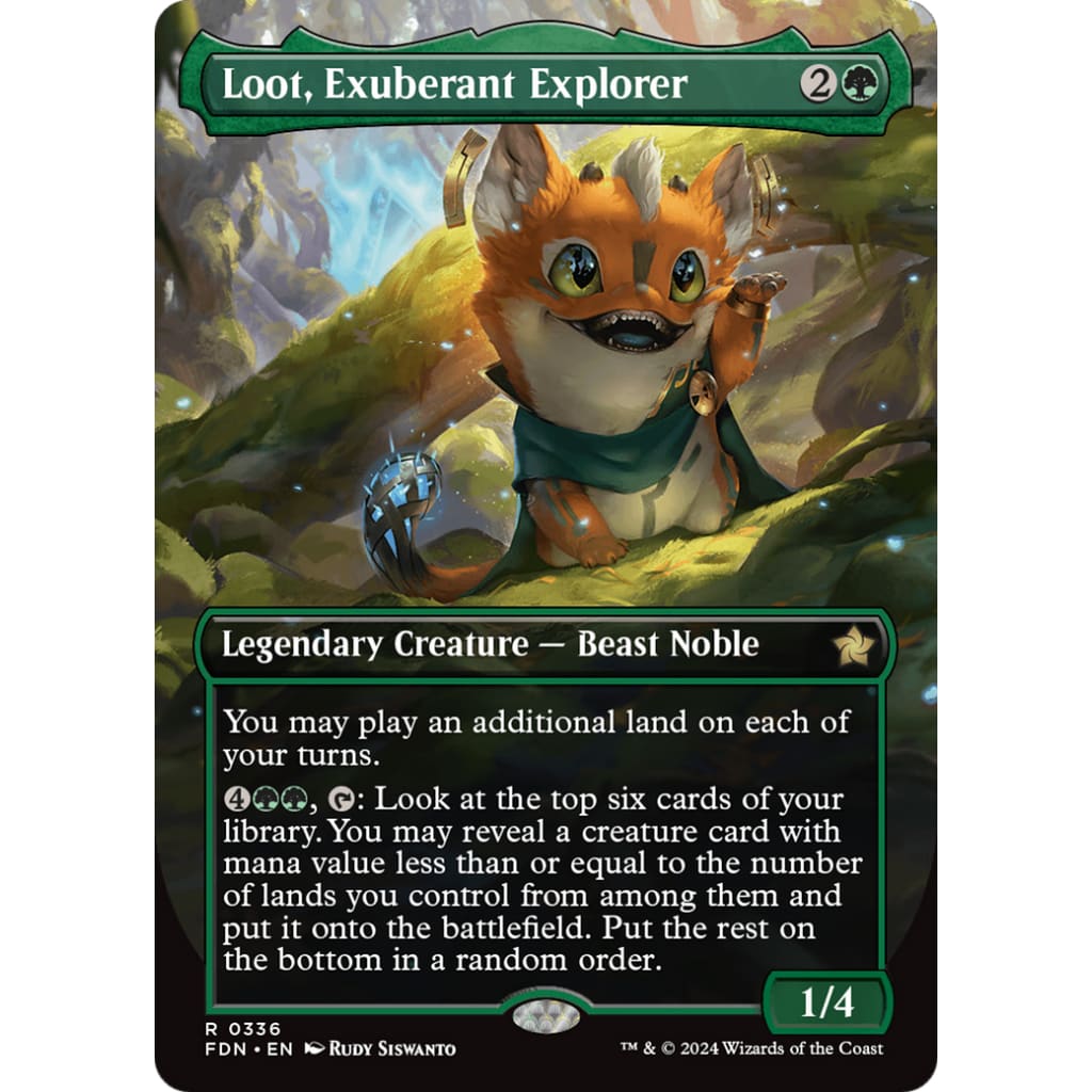 Loot Exuberant Explorer (FDN-336) (Borderless) - Single