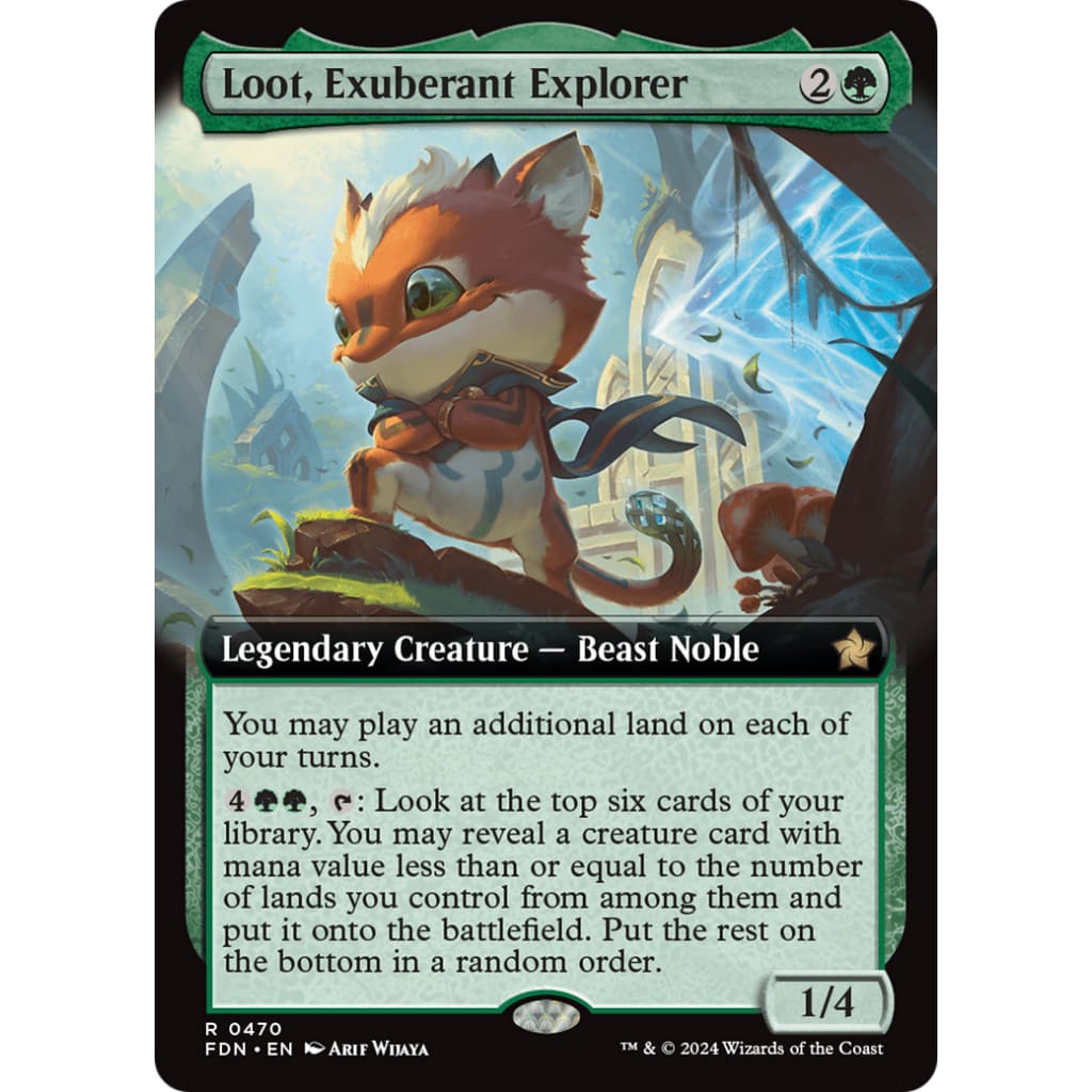 Loot Exuberant Explorer (FDN-470): (Extended Art) - Single