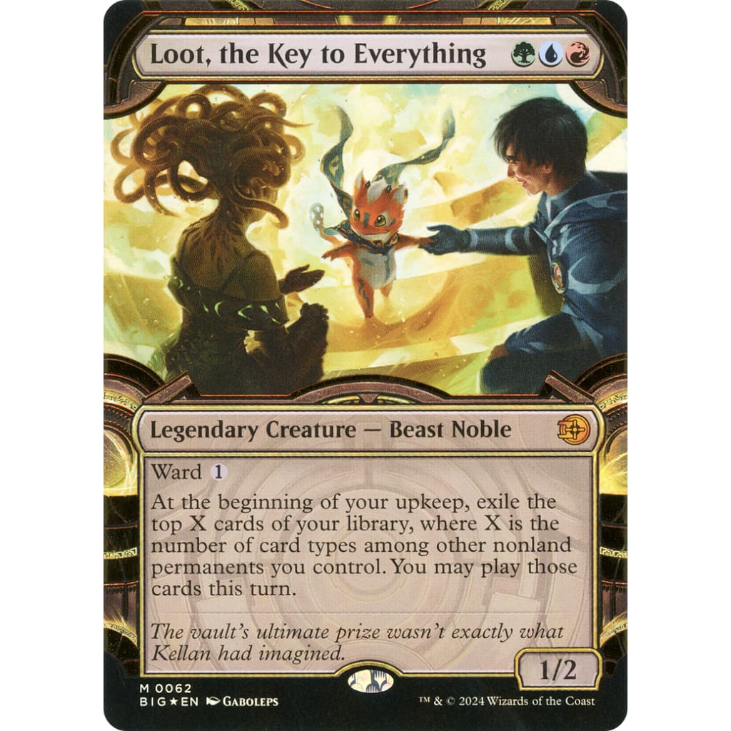 Loot the Key to Everything (BIG-062) (Borderless) Foil