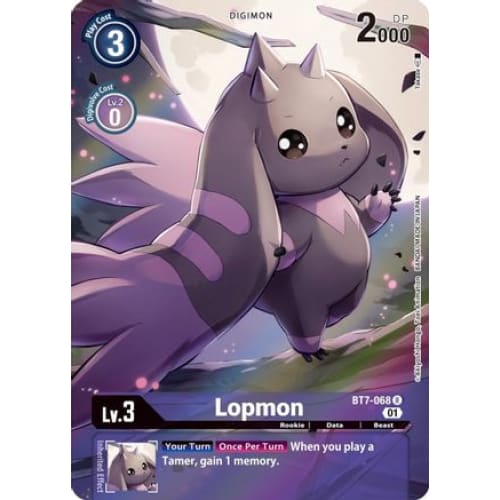 Lopmon (Alternate Art) (BT7-068 R) Rare Foil - Single