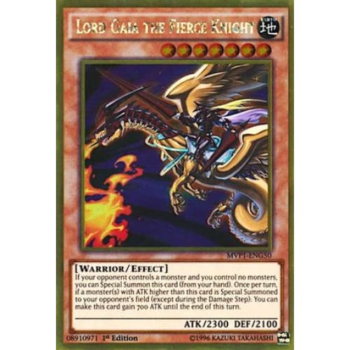 Lord Gaia the Fierce Knight - MVP1-ENG50 Gold Rare