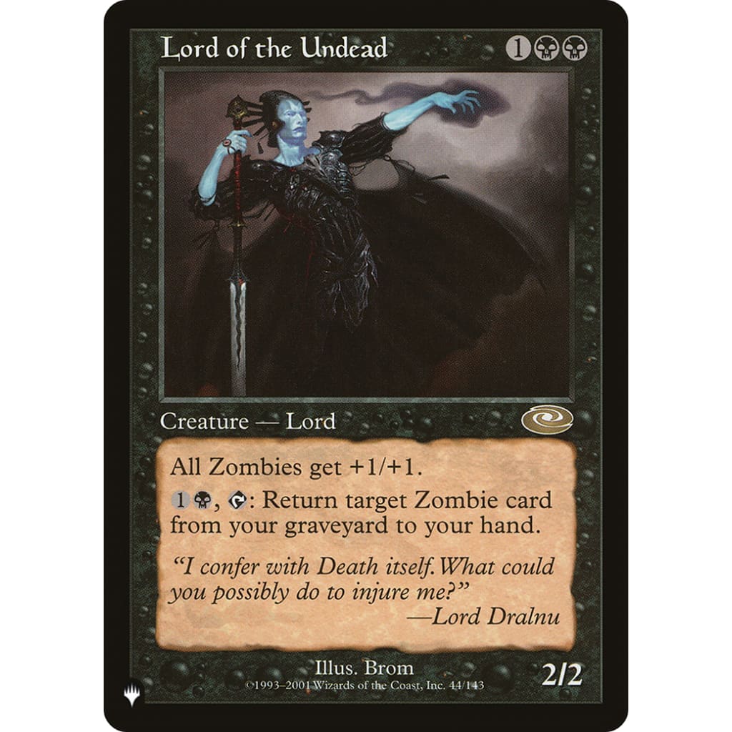 Lord of the Undead (PLIST-104) - Single