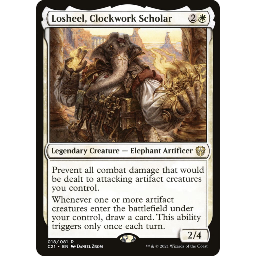 Losheel Clockwork Scholar (C21-018) - Single