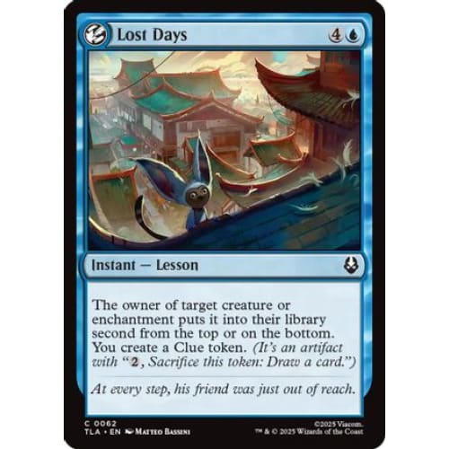 Lost Days (TLA-062) - Single