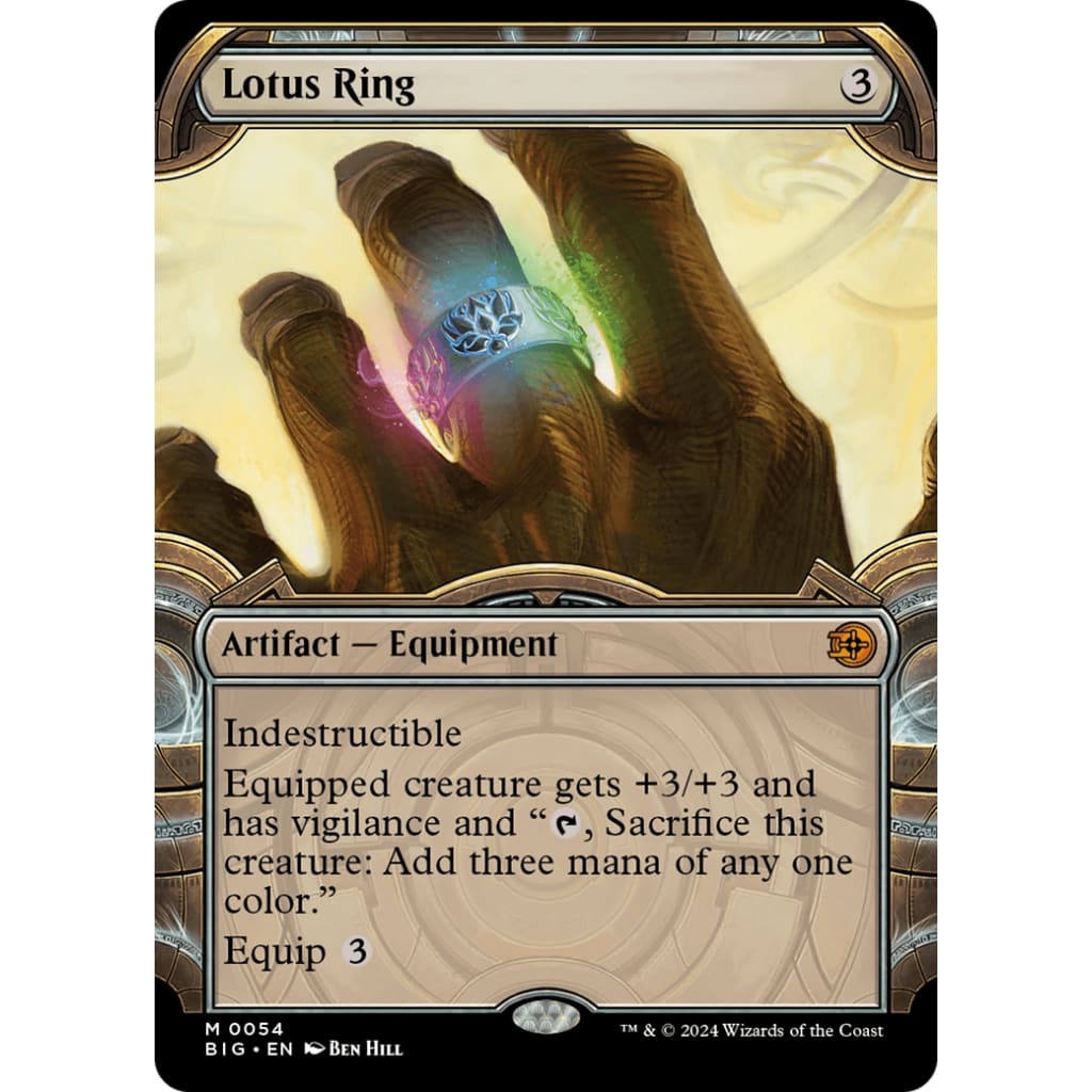 Lotus Ring (BIG-054): (Showcase) (Borderless) - Single