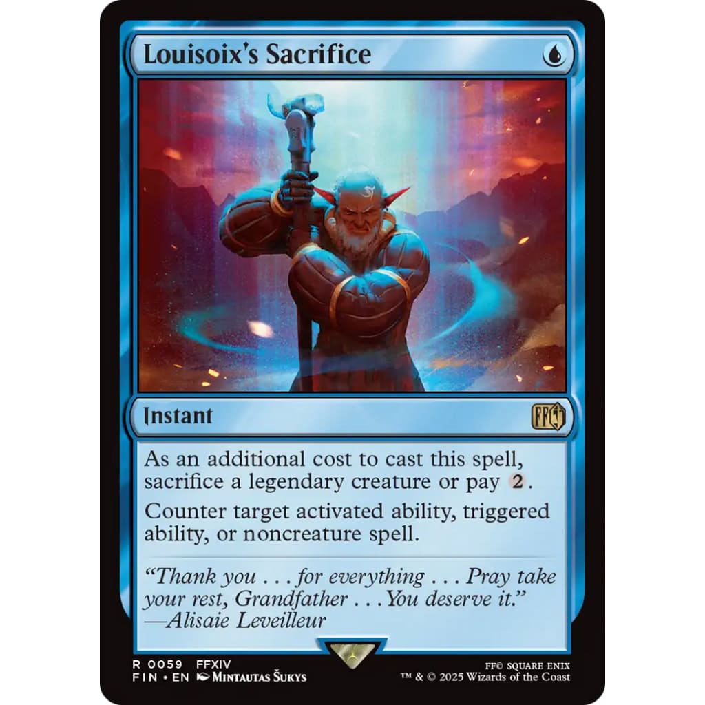 Louisoix’s Sacrifice (FIN-059) - Single