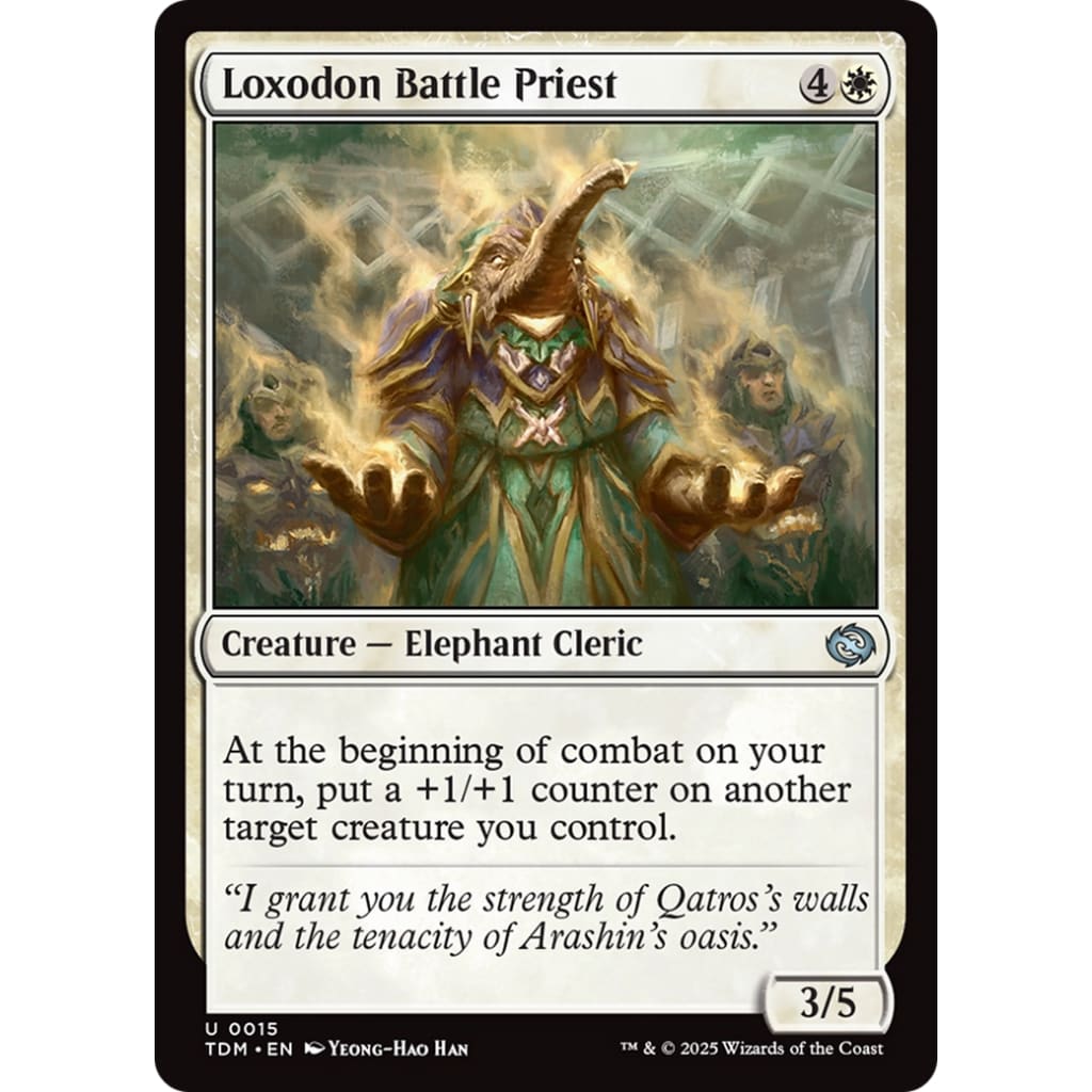 Loxodon Battle Priest (TDM-015) Foil - Single