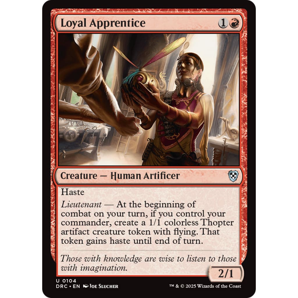 Loyal Apprentice (DRC-104) Foil - Single