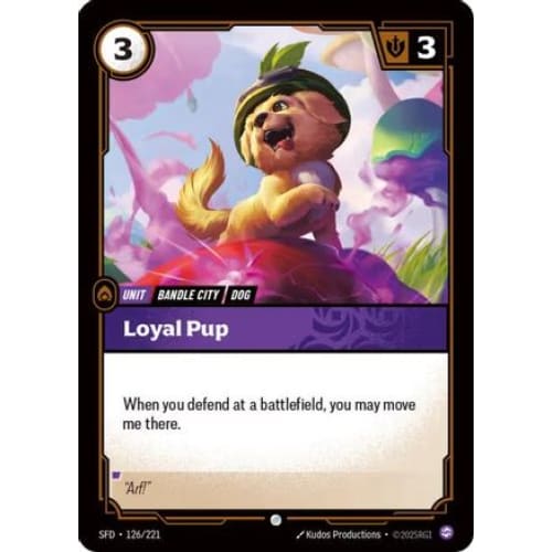 Loyal Pup (126/221) - Spiritforged - Single