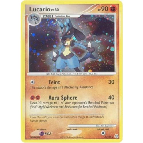 Lucario (006/130) Holo Rare Holofoil - Single