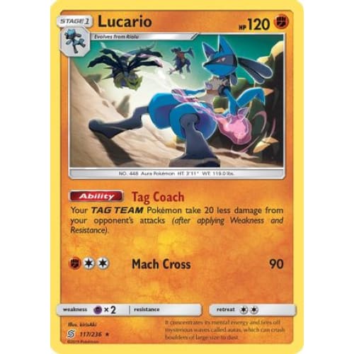 Lucario (117/236) Rare Classic - Single