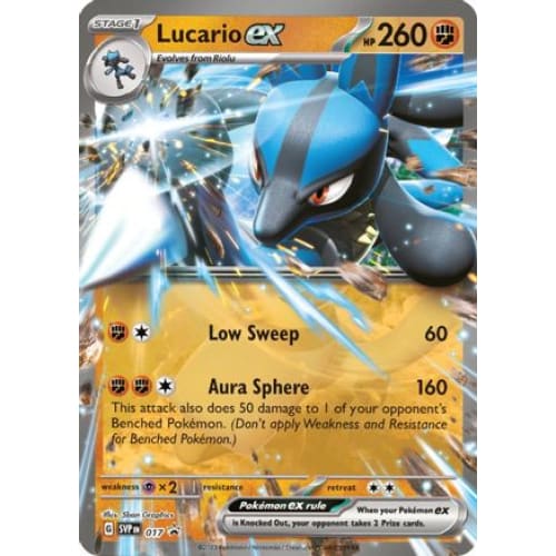 Lucario ex - 017 (17) Promo Holofoil - Single