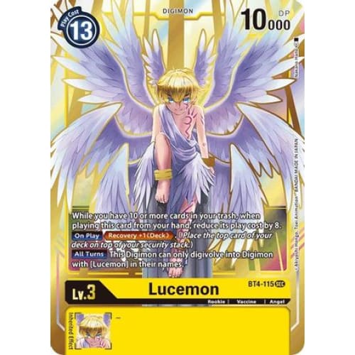 Lucemon (BT4-115 SEC) Secret Rare Foil - Single