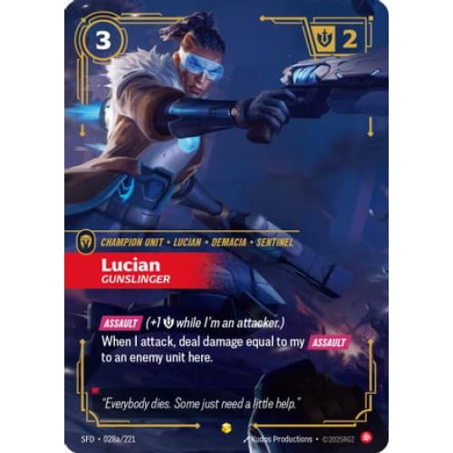 Lucian - Gunslinger (Alternate Art) (028a/221)