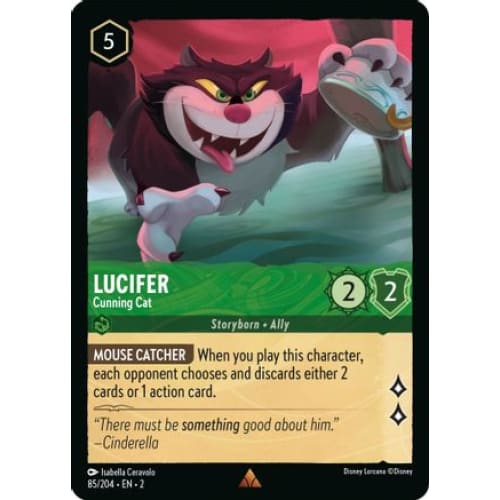 Lucifer - Cunning Cat (85/204) - Rise of the Floodborn Cold