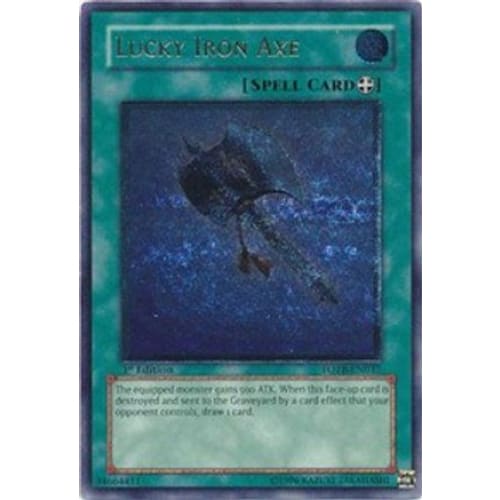 Lucky Iron Axe (UTR) (FOTB-EN037) Ultimate Rare Unlimited